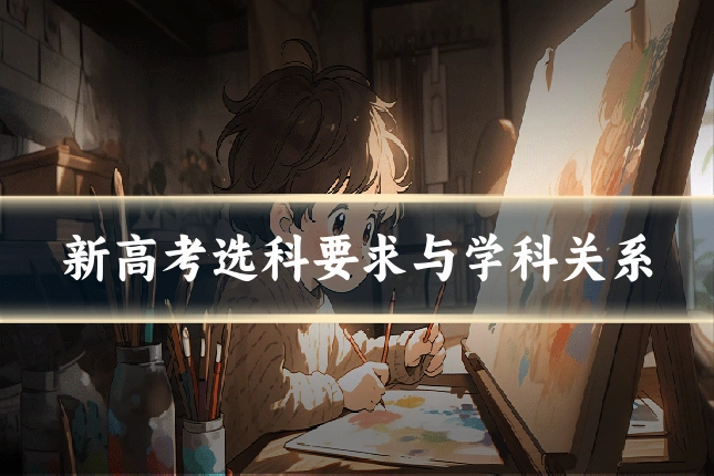 新高考选科要求与学科关系