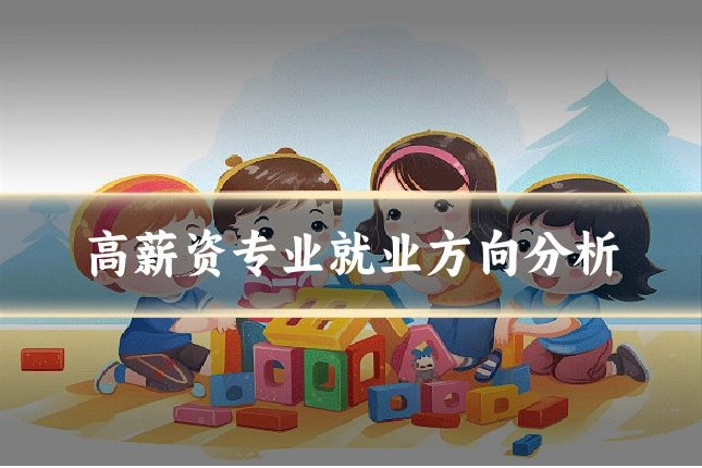 高薪资专业就业方向分析