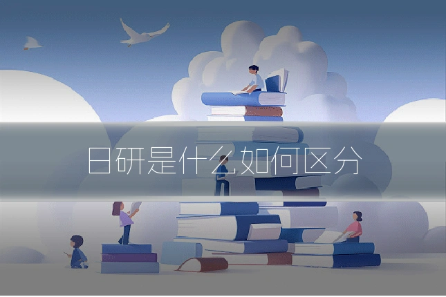 日研是什么如何区分