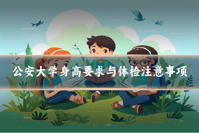 公安大学身高要求与体检注意事项