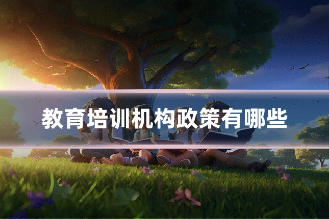教育培训机构政策有哪些