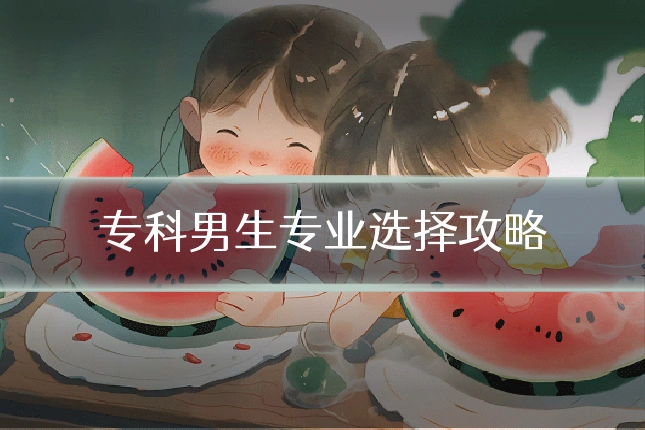 专科男生专业选择攻略