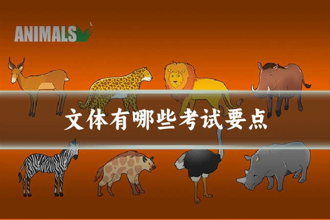 文体有哪些考试要点