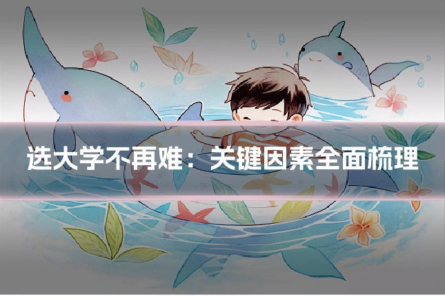 选大学不再难：关键因素全面梳理
