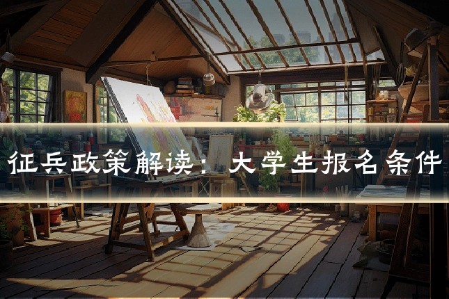 征兵政策解读：大学生报名条件
