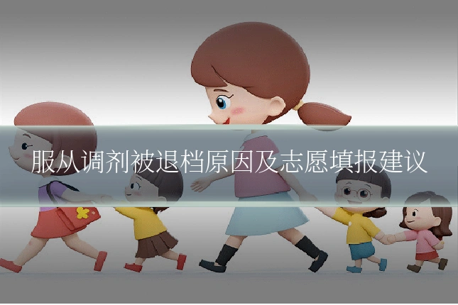 服从调剂被退档原因及志愿填报建议