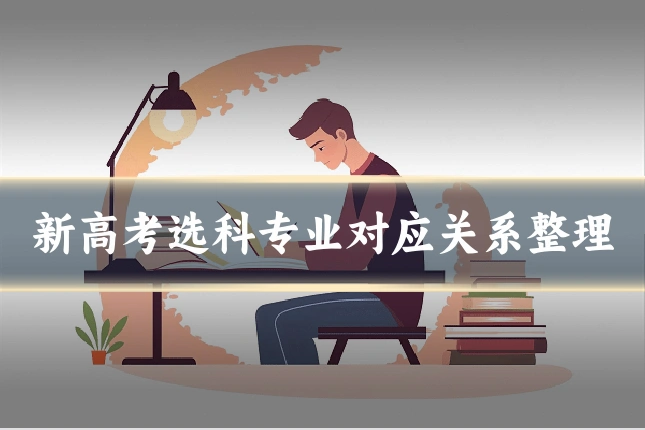 新高考选科专业对应关系整理