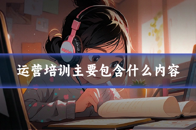 运营培训主要包含什么内容