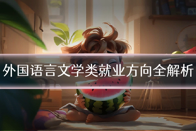 外国语言文学类就业方向全解析