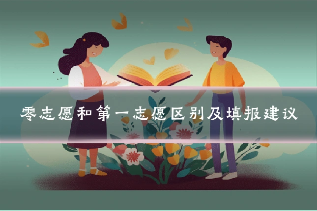 零志愿和第一志愿区别及填报建议