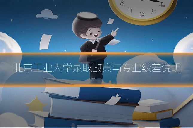 北京工业大学录取政策与专业级差说明