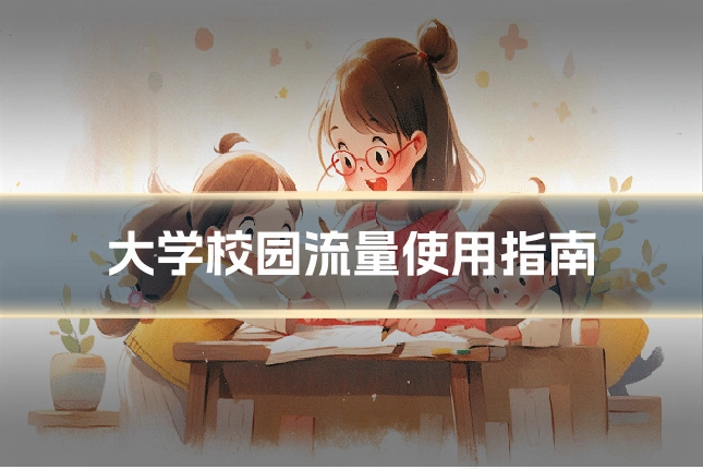 大学校园流量使用指南