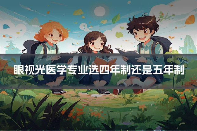 眼视光医学专业选四年制还是五年制