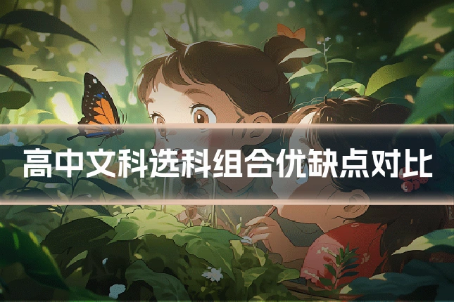 高中文科选科组合优缺点对比