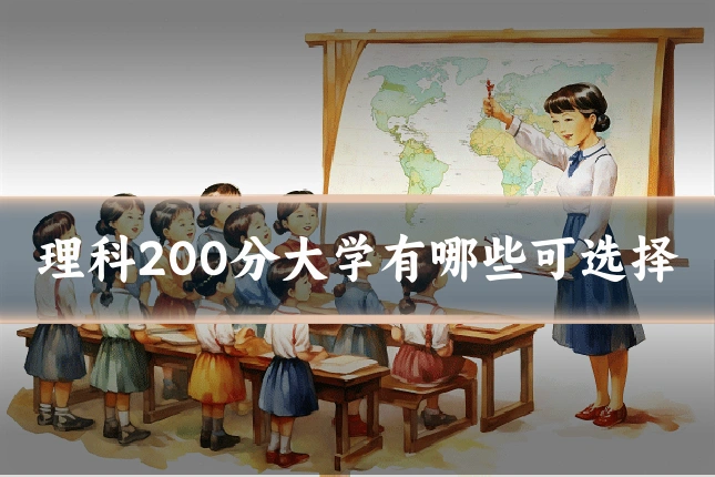 理科200分大学有哪些可选择