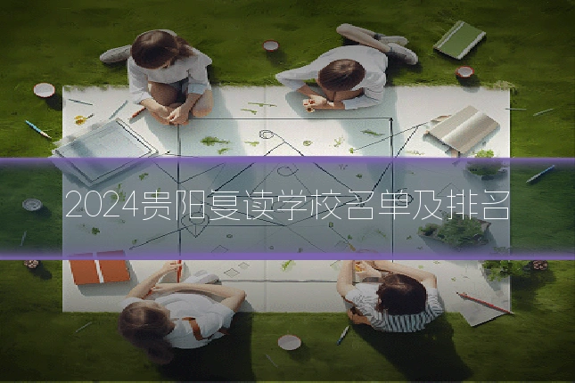 2024贵阳复读学校名单及排名