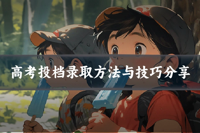高考投档录取方法与技巧分享
