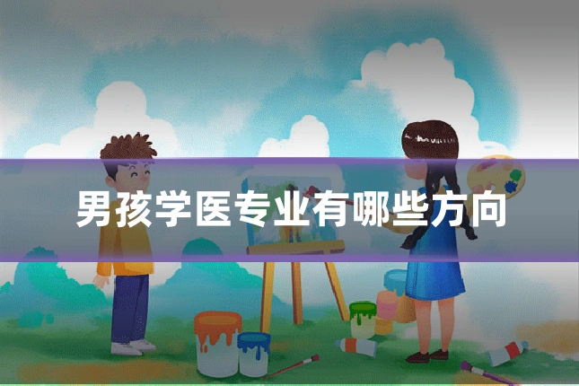 男孩学医专业有哪些方向