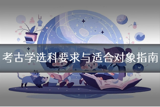 考古学选科要求与适合对象指南