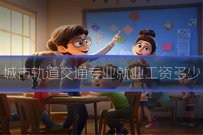 城市轨道交通专业就业工资多少