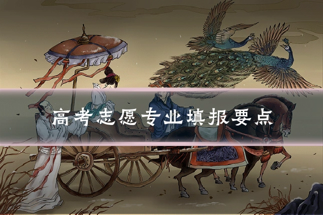 高考志愿专业填报要点