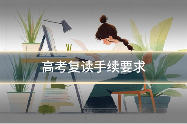 高考复读手续要求