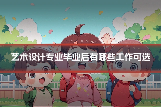 艺术设计专业毕业后有哪些工作可选