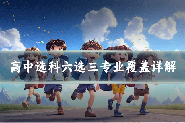 高中选科六选三专业覆盖详解