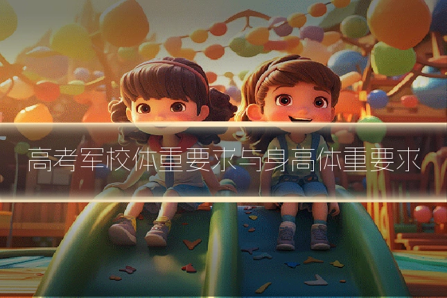 高考军校体重要求与身高体重要求