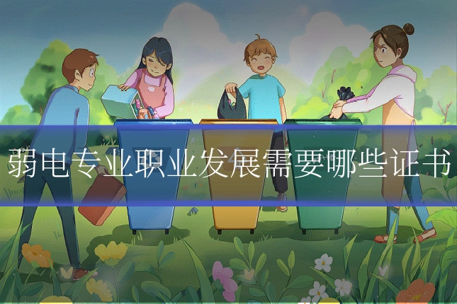弱电专业职业发展需要哪些证书