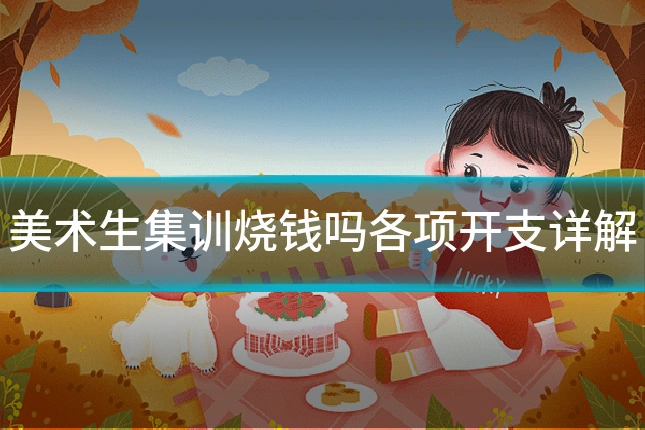 美术生集训烧钱吗各项开支详解