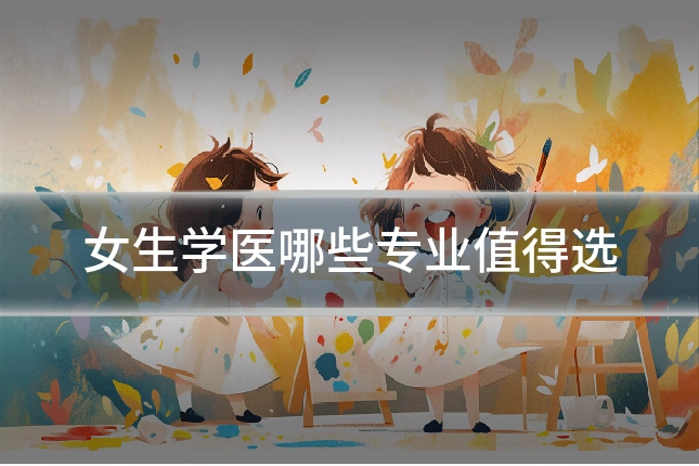 女生学医哪些专业值得选