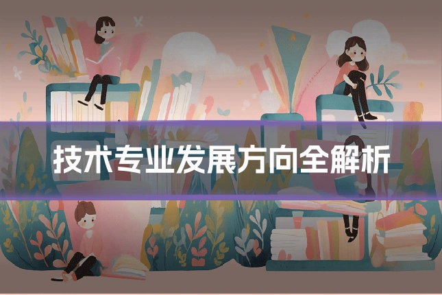 技术专业发展方向全解析
