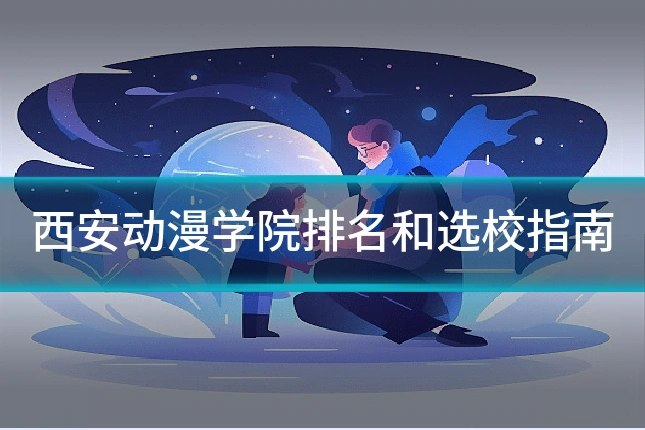 西安动漫学院排名和选校指南