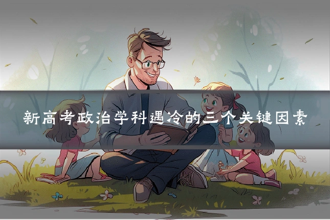 新高考政治学科遇冷的三个关键因素