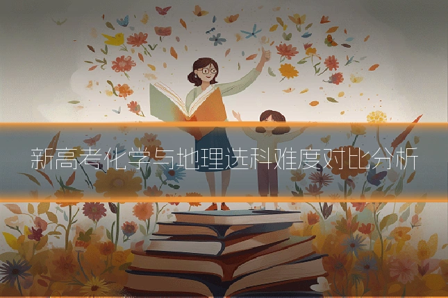 新高考化学与地理选科难度对比分析