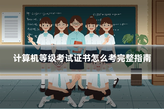 计算机等级考试证书怎么考完整指南