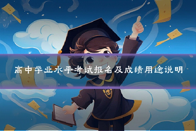 高中学业水平考试报名及成绩用途说明