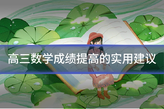高三数学成绩提高的实用建议