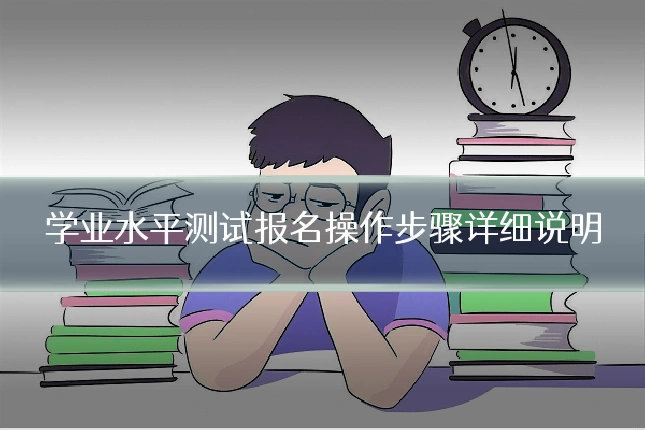 学业水平测试报名操作步骤详细说明