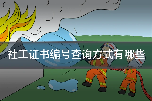 社工证书编号查询方式有哪些