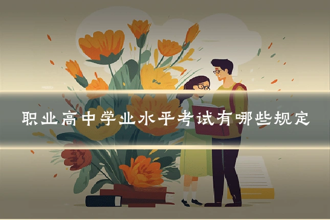 职业高中学业水平考试有哪些规定
