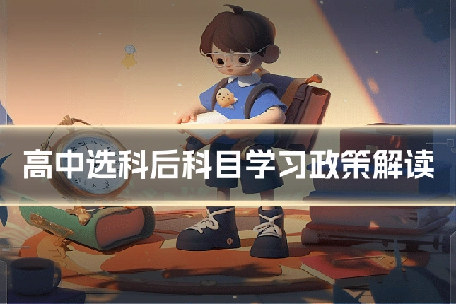 高中选科后科目学习政策解读