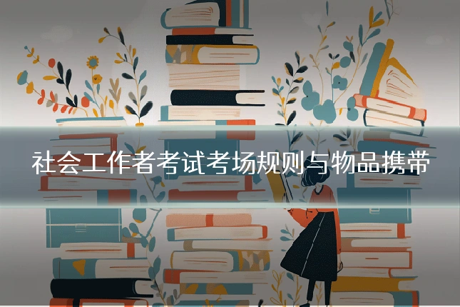 社会工作者考试考场规则与物品携带