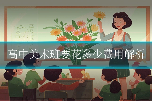 高中美术班要花多少费用解析