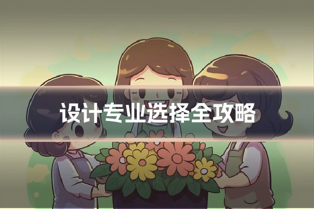 设计专业选择全攻略