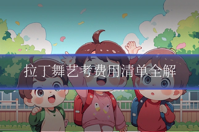 拉丁舞艺考费用清单全解
