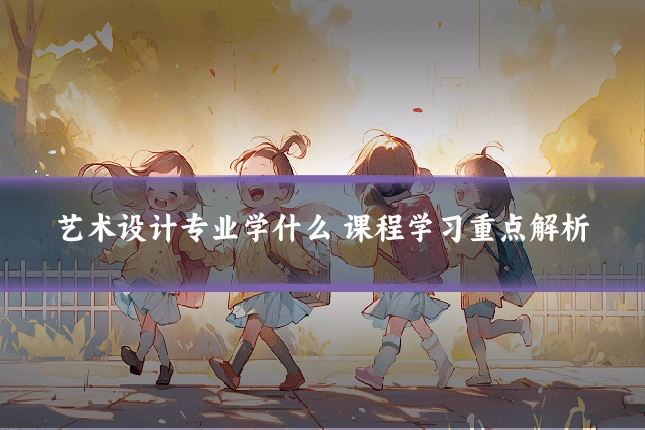 艺术设计专业学什么 课程学习重点解析
