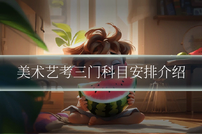 美术艺考三门科目安排介绍