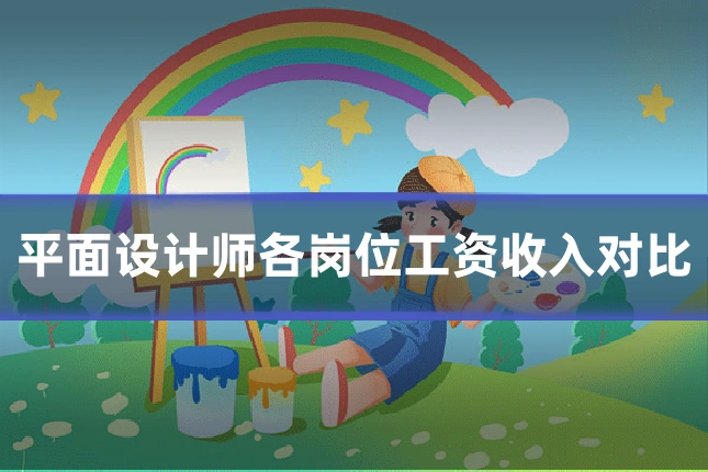 平面设计师各岗位工资收入对比